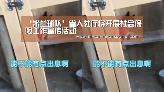 ‘米兰球队’省人社厅将开展社会保险工作宣传活动(图1) 米兰赛事